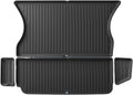 for Tesla Model X 2023 2024 TPE 3D Car Floor Mats Cargo Liner Trunk Pad Waterproof Protective Left Rudder(5 seat Trunk Pad)