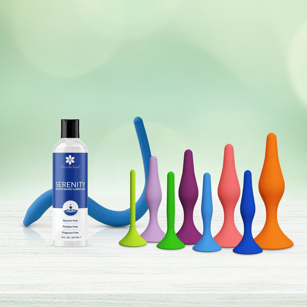 Rectal Dilator Trainer Set for Men and Women – Pelvic Floor Therapy Tool - Medical Grade Silicone, FDA Registered - 8-Pack, Sizes 1-8
