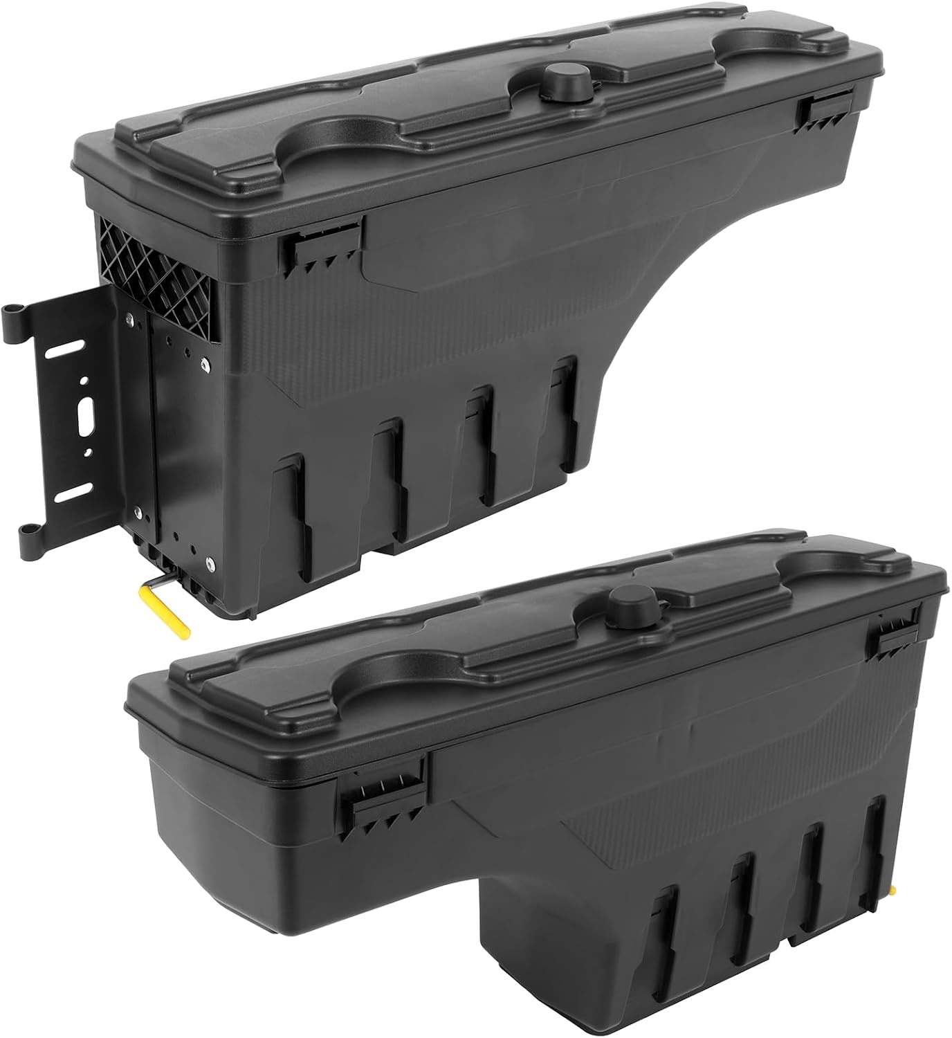 SCITOO Left & Right Side Truck Bed Tool Box for Dodge Ram 1500 2019-2021,Multi-Compartment Dividers Organized Storage,Heavy Duty & No-Drill Installation