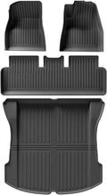 3D TPE car mat Cargo Liner Luggage pad Waterproof Protection car Supplies Compatible Tesla Model 3 2021-2023(M3 RHD 4PCS)