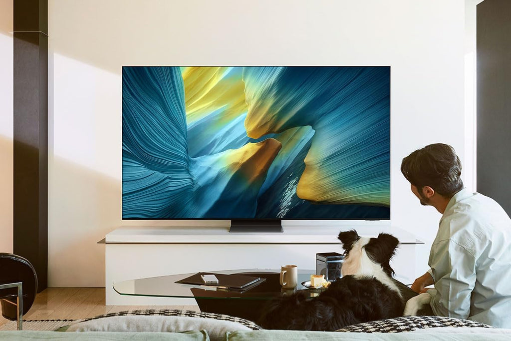 SAMSUNG QN65S95FAFXZA 65 Inch OLED HDR Pro 4K Smart TV with Q-Symphony Pro and 3 Year Amber Protection Plan (2025)