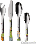 WMF Children Cutlery Set 4-Pieces The Kleine Prince Cromargan 18/10 Stainless Steel Brushed Suitable from 6 Years