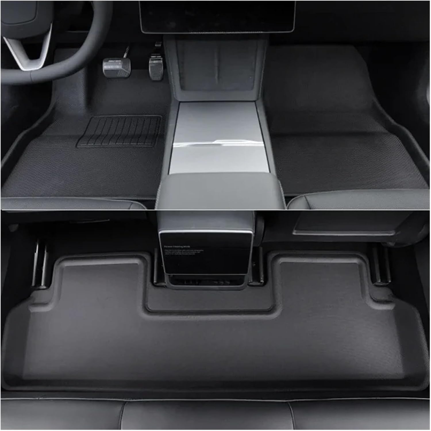 Compatible with Model 3 2024 Highland Cargo Liner Floor Mats Anti-Slip Pads Waterproof Trunk Mat Compatible with Tesla Model 3 2024 Highland Accessories(3 3Pcs Floor Mat XPE)