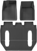 for Tesla Model X 2023 2024 TPE 3D Car Floor Mats Cargo Liner Trunk Pad Waterproof Protective Left Rudder(6 seat Foot Pad)