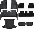 TPE Floor Mat Compatible for Tesla Model 3 Highland 2025 2024 with Door Sill Protector Trunk Mats Front Rear Cargo Liner(DLFM-9PCS)