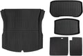 Compatible with Tesla Model 3 Highland 2024 TPE Floor Mats,RHD LHD Floor Mats All Weather Waterproof Non-Slip Cargo Liner Accessories(Trunk Mats 5pcs)