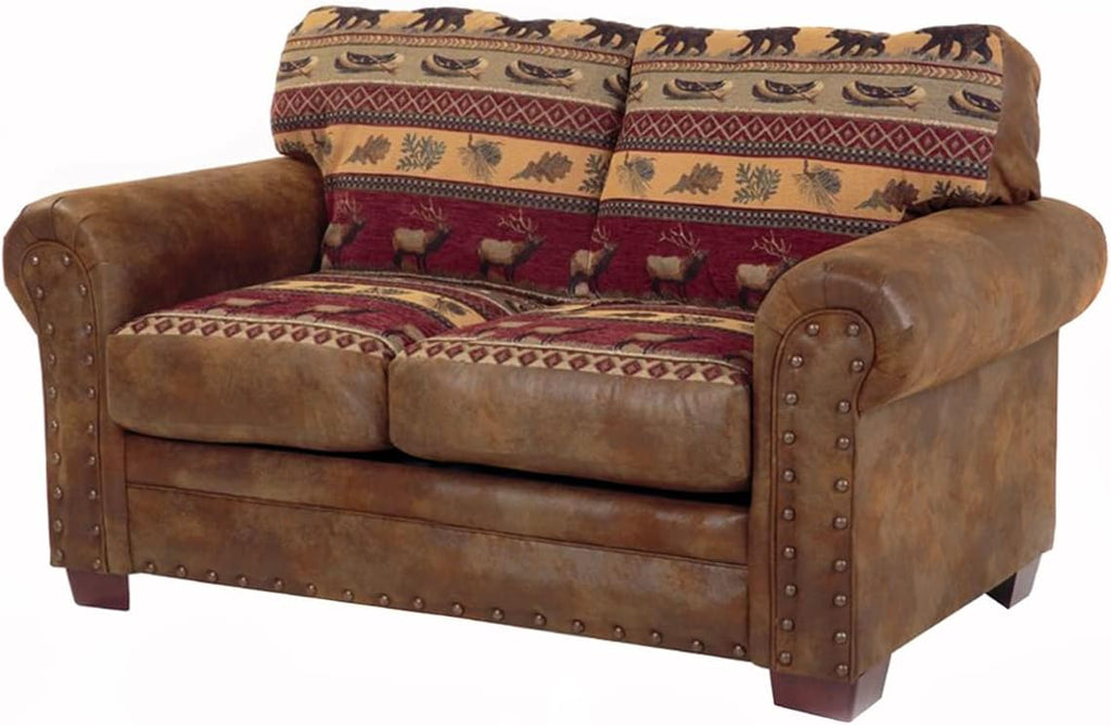 American Furniture Classics Sierra Lodge 4-piece Sleeper Sofa Set in Brown
