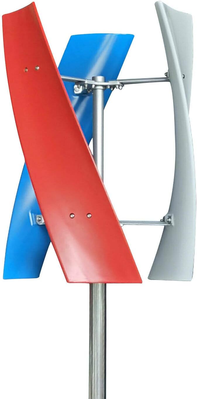 Wind Power Generator Wind Turbine Generator Kit Vertical 400W 12V 3 Blades with Controller Kit