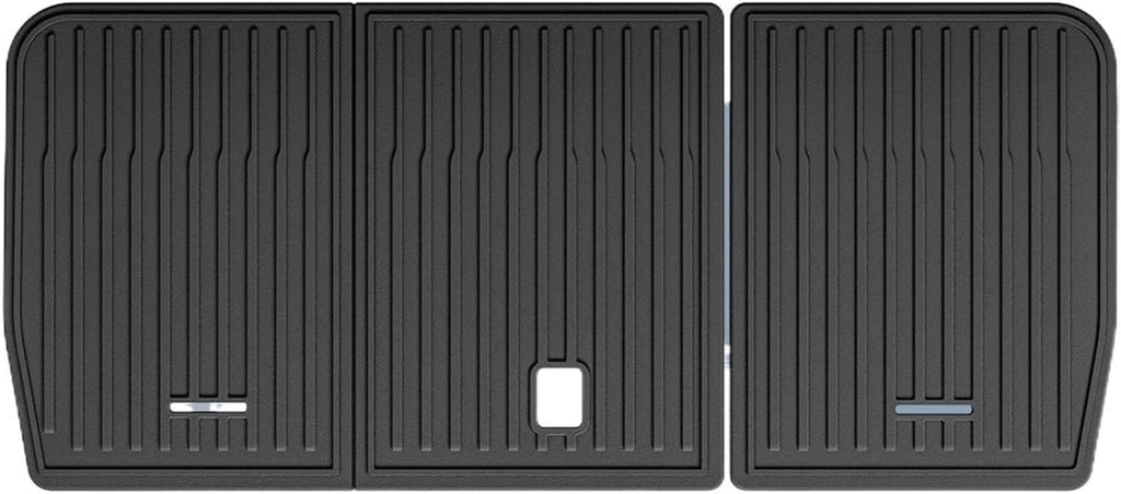Floor Mats Compatible with Tesla Model X 2023 2024 TPE 3D Car Floor Mats Cargo Liner Trunk Pad Waterproof Protective Left Rudder(5 seat Backrest Mat)