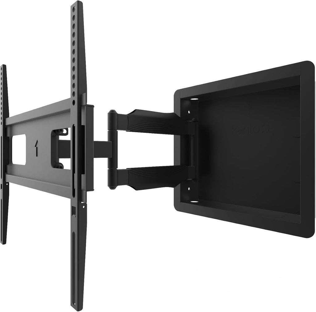 Samsung QN32Q8FAAFXZA 32 Inch Class QLED Q8F 4K Vision AI Smart TV with a Kanto R300 Recessed Low Profile Full Motion TV Wall Mount (2025)