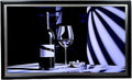 32, 43, 50 and 55 inch Handmade wood ornate TV Frame for Samsung The Frame TV. Satin Black with Gold Leaf (not for use with other models) (55 INCH)