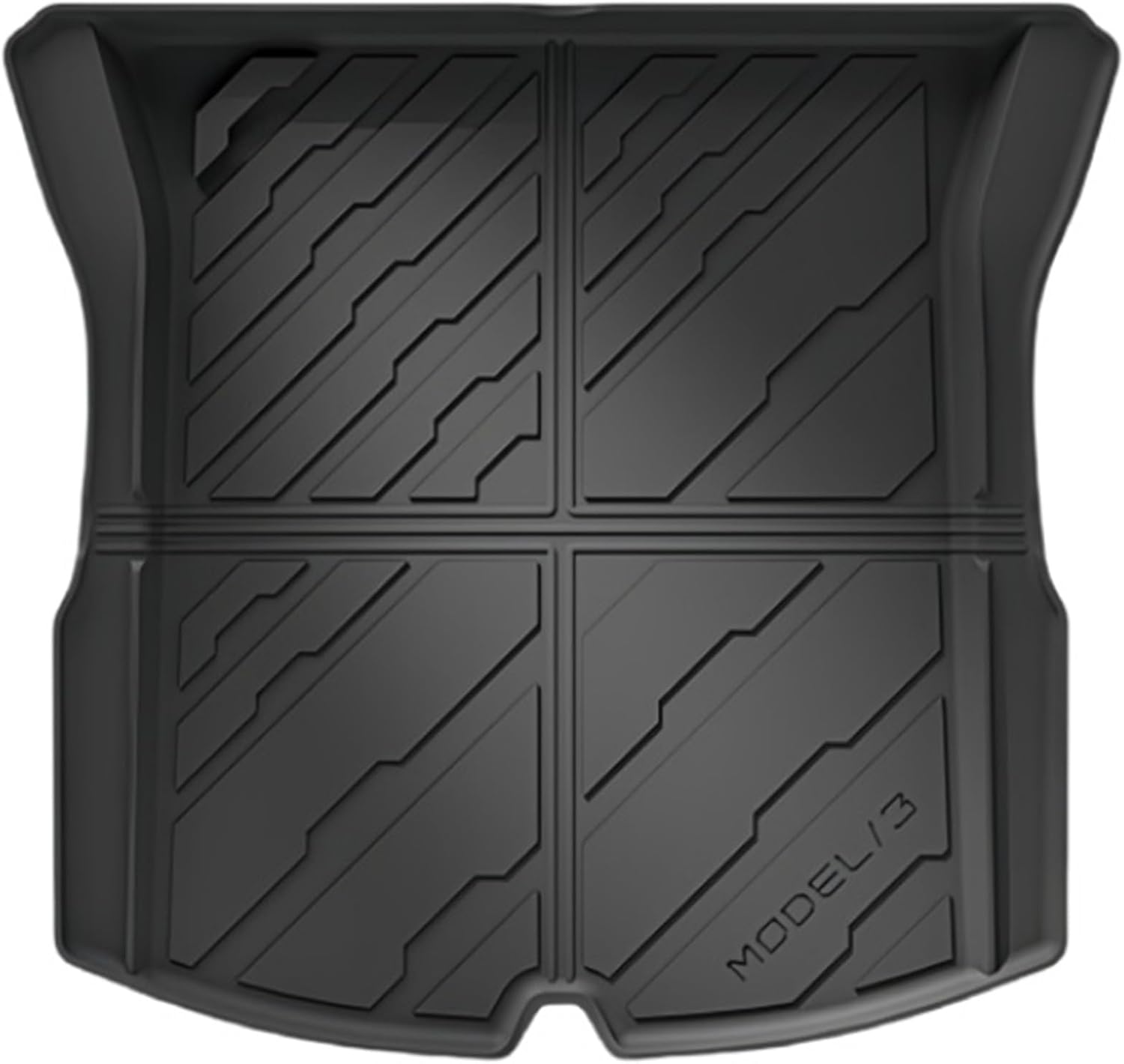 TPE Floor Mats for Tesla Model 3 2024 Highland All Weather Cargo Liner Frunk Trunk Backseat Protector Pad(Trunk mat)