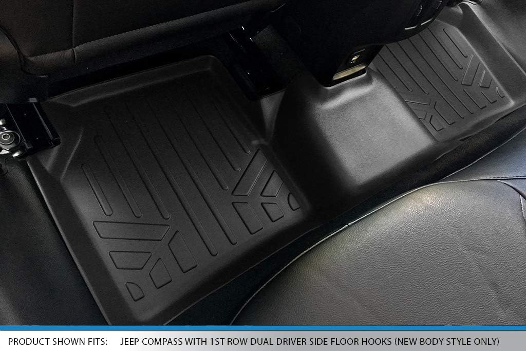MAXLINER Floor Mats 2 Rows and Cargo Liner Set for 2017-2025 Jeep Compass