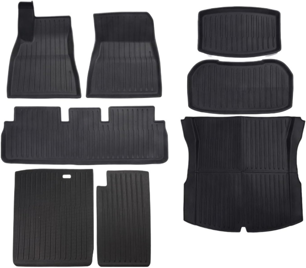 Compatible with Tesla Model 3 Highland 2024 TPE Floor Mats,RHD LHD Floor Mats All Weather Waterproof Non-Slip Cargo Liner Accessories