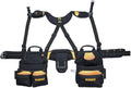 DEWALT DG5617 20-Pocket Pro Framer's Combo Apron Tool Belt and Yoke-style Suspenders Black