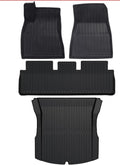TPE Floor Mats & Cargo Liner Compatible for Tesla Model 3 Highland 2024, All Weather Waterproof Anti-Slip Trunk Mats TPE Floor Liners(4PCS LHD)