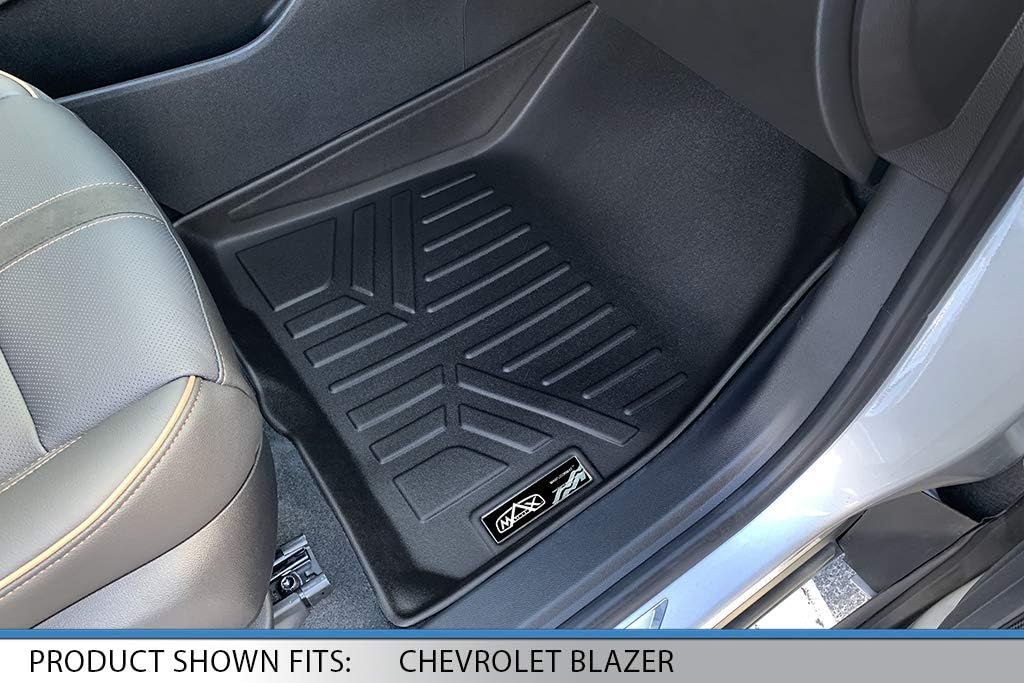 SMARTLINER Custom Fit Floor Mats 1st Row Liner Set Compatible with 2019-2025 Chevrolet Blazer