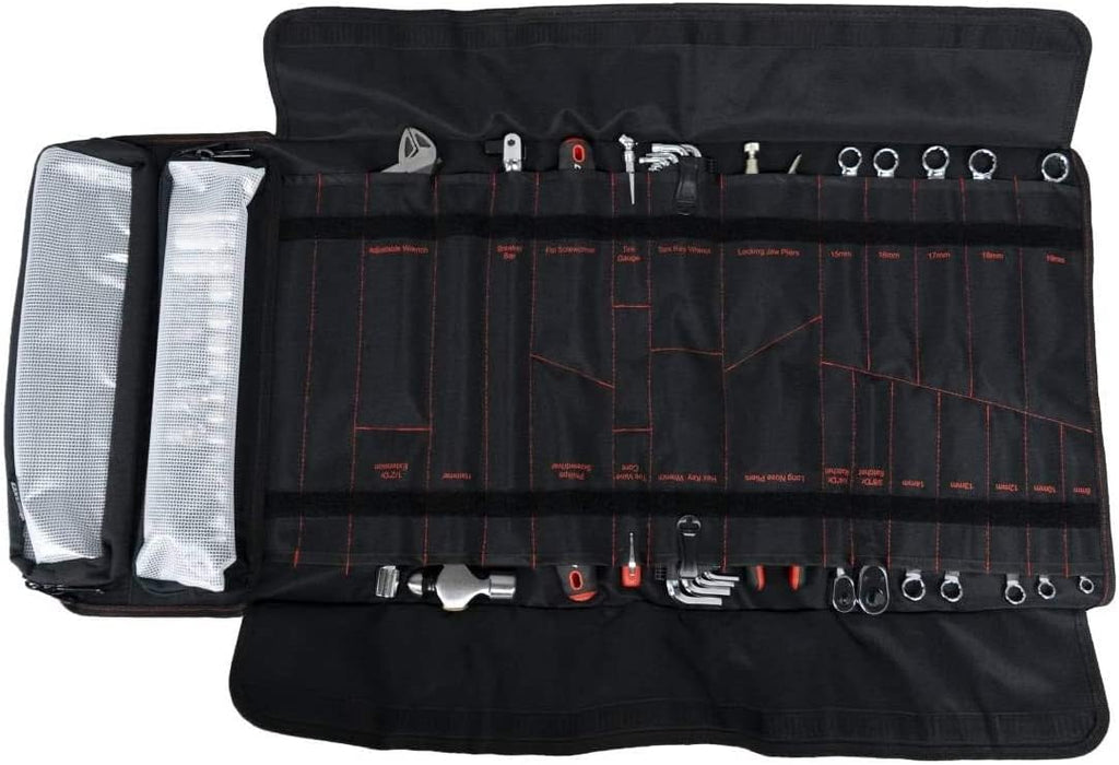 BOXO USA UTV Tool Roll - Ultimate Tool Kit for Side by Side, Polaris RZR, CanAm, UTV, Truck (Tool Roll)