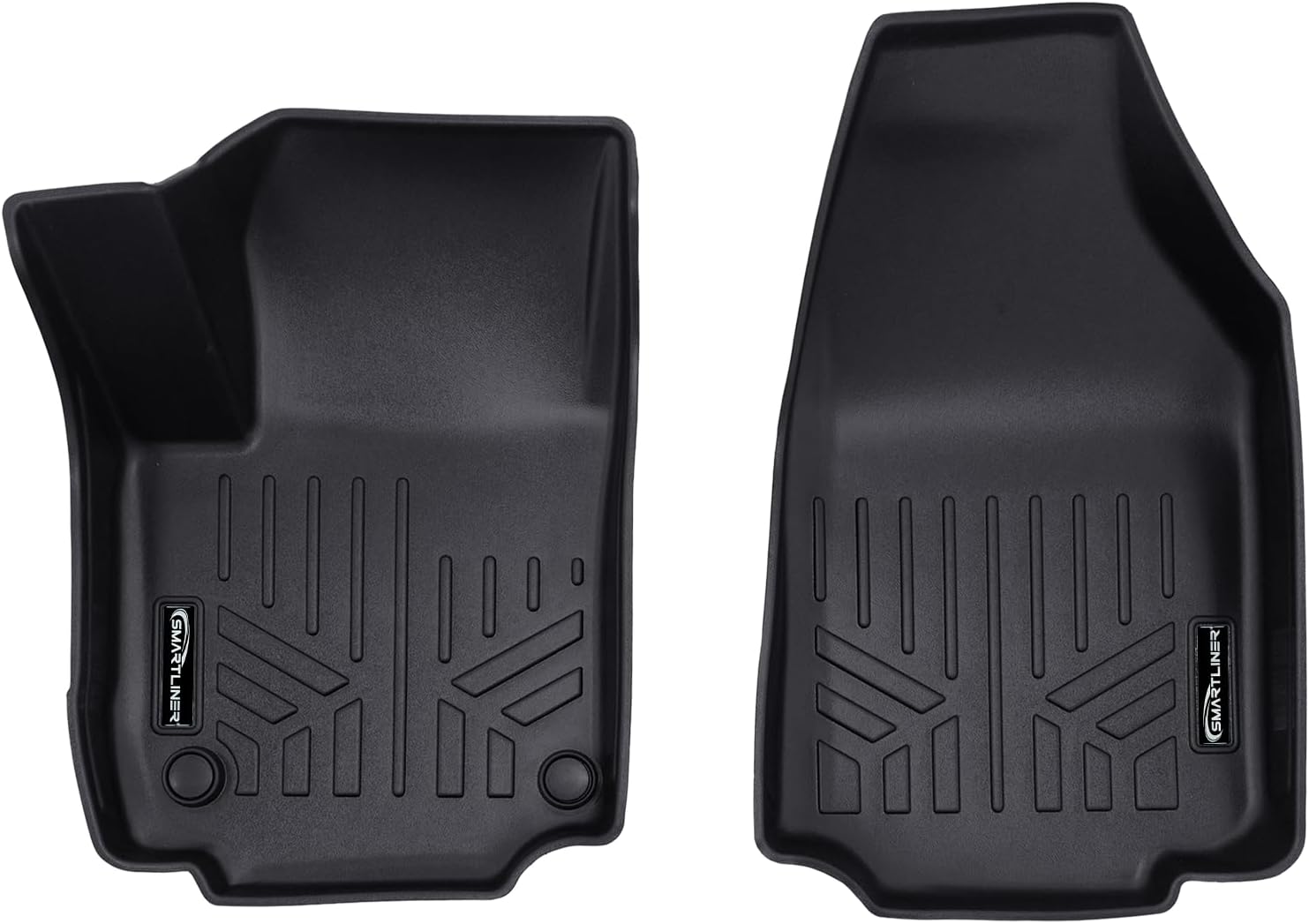 SMARTLINER Custom Fit All Weather Protection Black 1st Row Liners Compatible with 2025-2026 GMC Terrain/Chevrolet Equinox (Fits All Models)