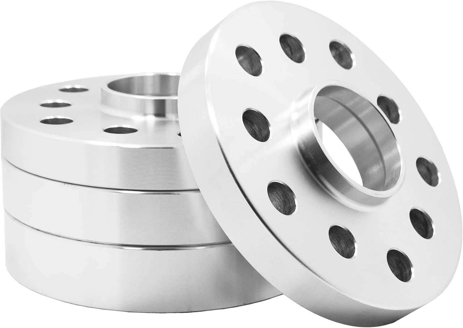 4 Pc 5x112 MM Hub Centric 20 MM & 30 MM Wheel Spacers 66.6 Wheel Bore + Chrome M14x1.5 Conical Spline Tuner Bolts Aftermarket Wheels Works with Audi 2009 + A4 A5 A6 A7 A8 S4 S5 S6 S7