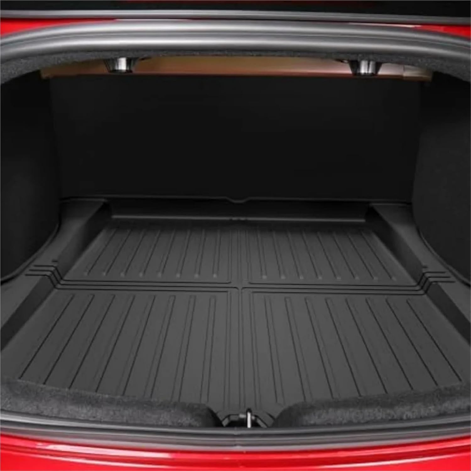 Compatible for Tesla Model 3 Highland 2024 TPE Floor Mats,All Weather Waterproof Anti-Slip Front Rear Cargo Liner Trunk Mat(Right Rudder 8pcs)