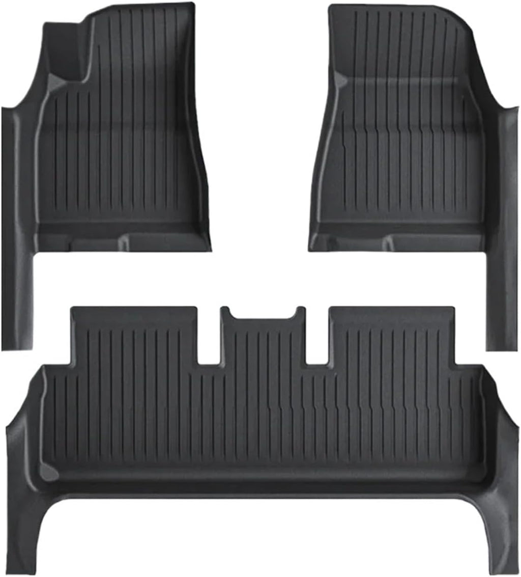 TPE Floor Mat Compatible with Tesla Model 3 Highland with Door Sill Protector Trunk Mats Front Rear Cargo Liner Compatible with Model 3 2025 2024(SNFM-3PCS)