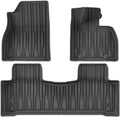 Compatible with BYD Sealion 7 2024 2025 TPE Floor Mats and Cargo Liners, All Weather WP RHD&LHD Backrest Mats Trunk Mats(Silver one Set)