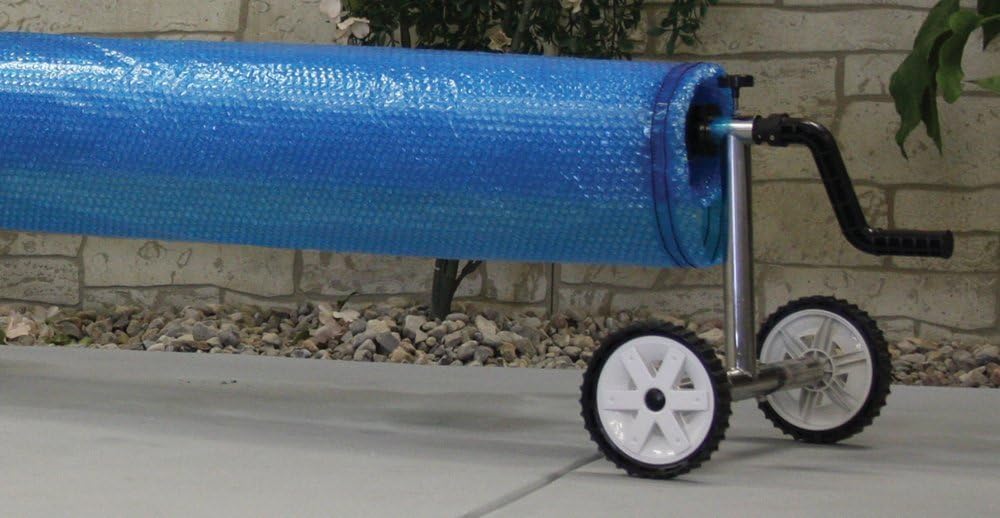 Sun2Solar 20-Foot Stainless Steel | Solar Cover Deluxe Reel System | Works with 800 & 1200 Series | Perfect for In-Ground Swimming Pools