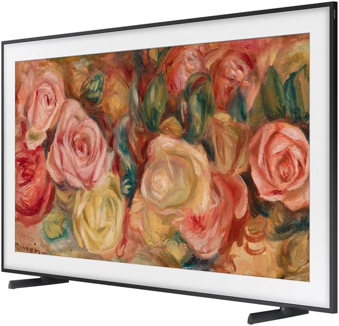 Samsung QN65LS03DA 65 inch The Frame QLED 4K Smart TV (2024 Model) Bundle with HW-LS60D Photo Music Frame Smart Speaker Dolby Atmos w/Q-Symphony