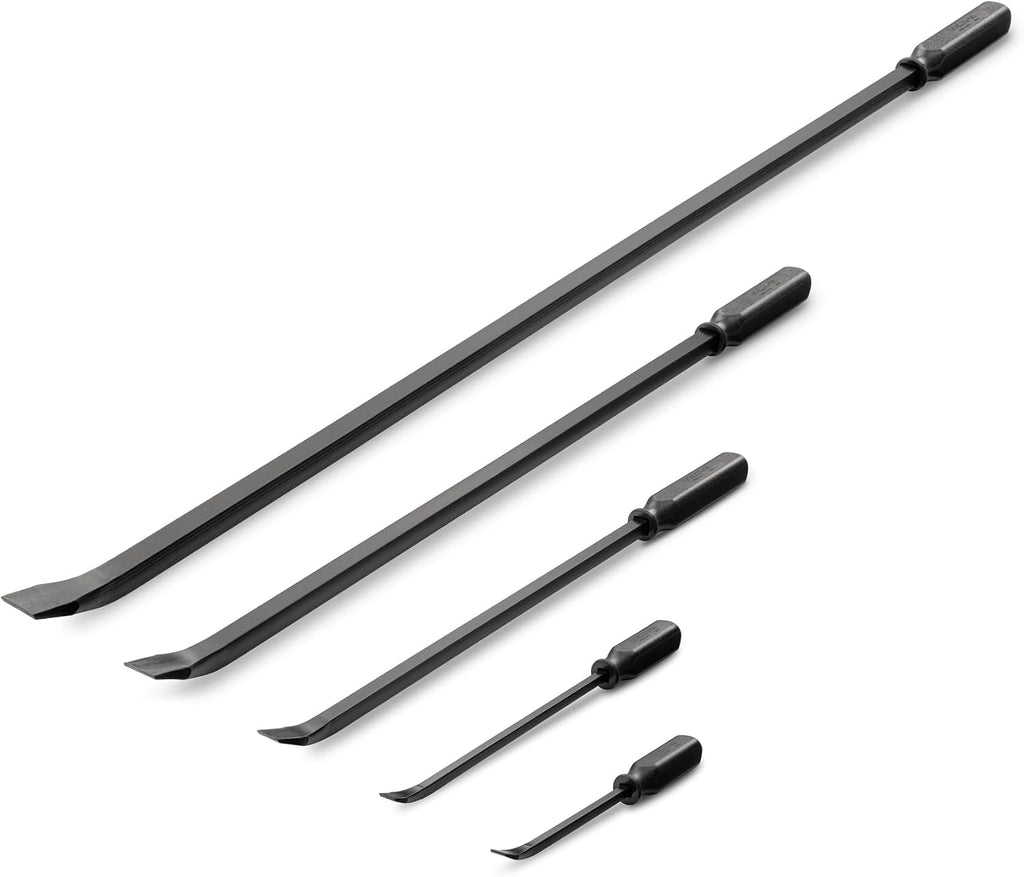 TEKTON Angled End Handled Pry Bar Set, 5-Piece (12, 17, 25, 36, 45 in.) | LSQ90505 | Made in USA