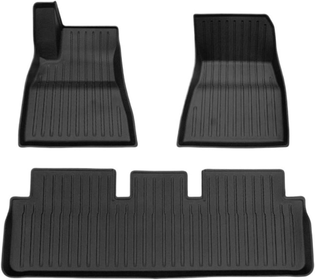 Compatible with Tesla Model 3 2024 Highland Floor Mats Cargo Liner Waterproof Anti-Slip Trunk Mat TPE Pads Model 3 2024 Highland Accessories(Floor mat)