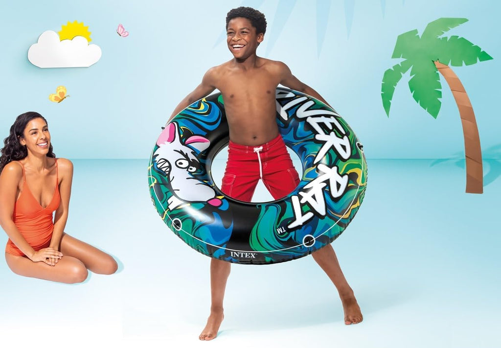 Intex 24-Pack River Rat 48' Inflatable Tubes for Lake/Pool/River | 24 x 68209E