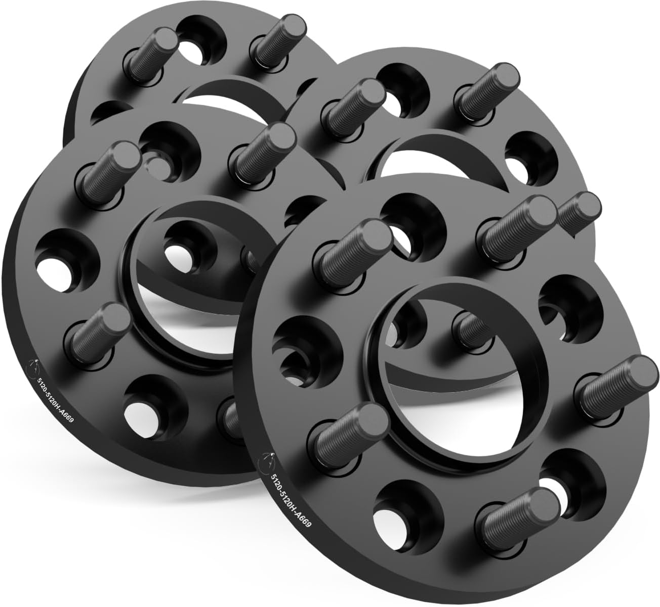 Wheel Accessories Parts 4 Pcs Hub Centric Wheel Spacers Adapters 5 on 120mm 5x120mm 1.00 Inch Thick 66.9mm Hub M14x1.5 14x1.5 Thread Stud Fits 2010+ Chevy Camaro ｜ 2020+ Corvette ｜10-17 GMC Terrain