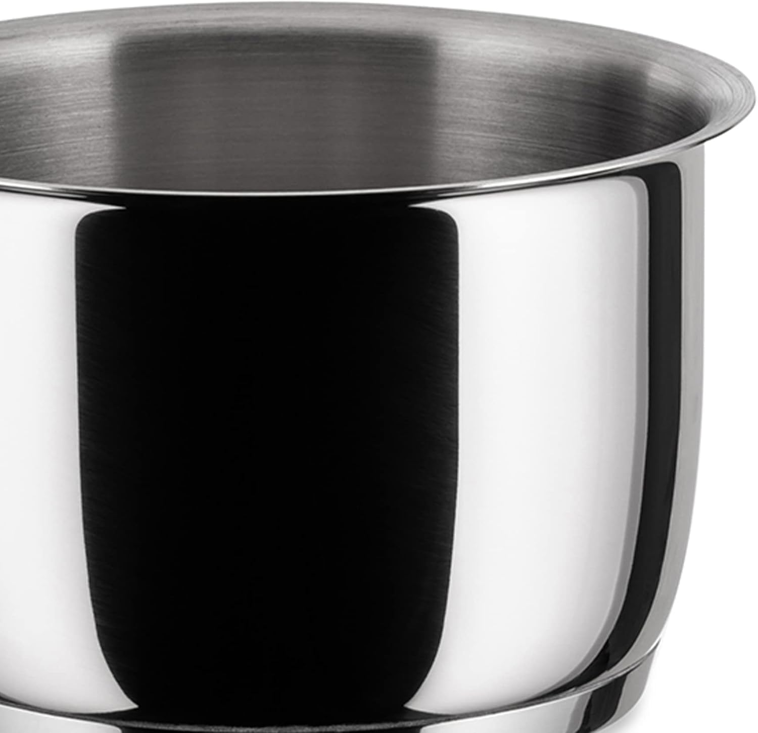 A Di Alessi,AJM105/14 'POTS & PANS', Saucepan in 18/10 stainless steel mirror polished,1 qt 16 oz