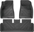 TPE Floor Mats for Tesla Model 3 2024 Highland All Weather Cargo Liner Frunk Trunk Backseat Protector Pad(3pcs Floor mat)