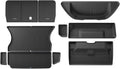 Floor Mats Compatible with Tesla Model X 2023 2024 TPE 3D Car Floor Mats Cargo Liner Trunk Pad Waterproof Protective Left Rudder(5MODELX5PCS)