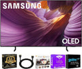 Samsung 55 Inch Class S85F Series 4K OLED Vision AI Smart Tizen TV with HDR Dolby Atmos + HDMI Cable + Streaming Bundle + 12 Month CPS Protection