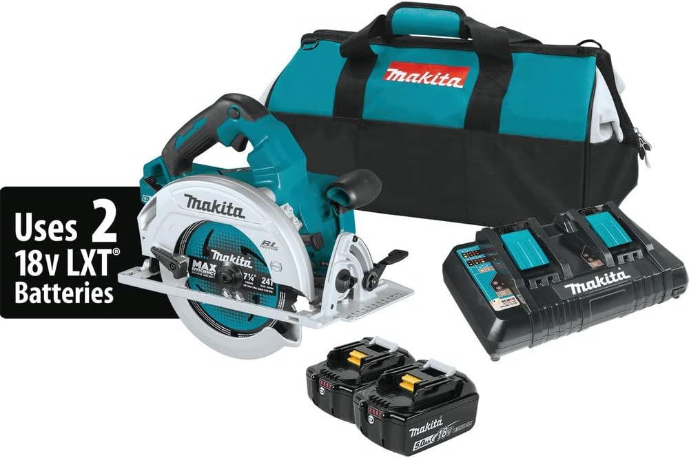 Makita XSH06PT 18V X2 LXT® Lithium-Ion (36V) Brushless Cordless 7-1/4' Circular Saw Kit (5.0Ah)