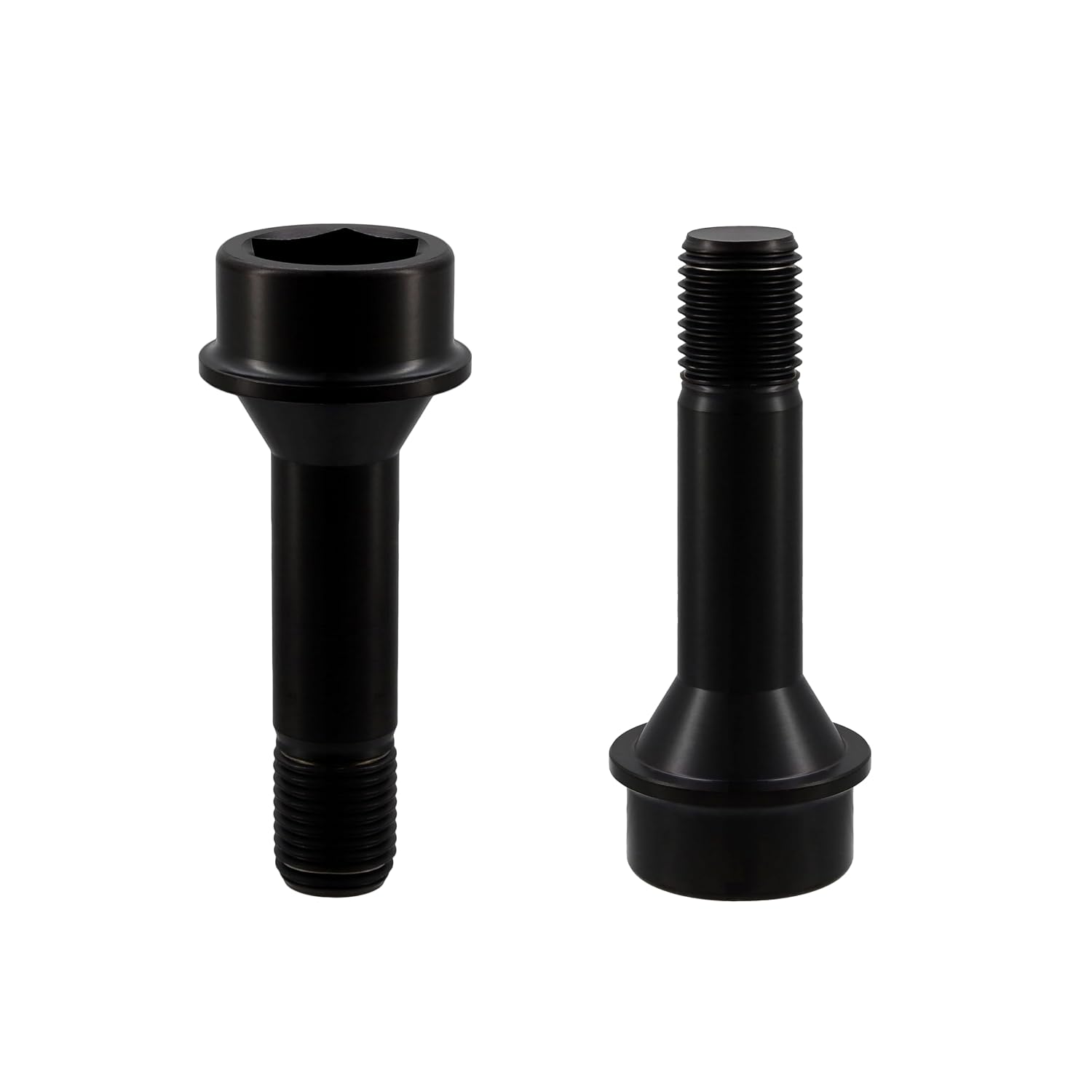 RISON Titanium Wheel Lug Bolts M14x1.5x52/67mm Lug Bolts Aerospace Grade 6AL4V Lightweight and Durability Lug Bolt Car Accessories for Ferrari Pack of 20pcs (Black, M14X1.5X67mm)