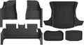 TPE Floor Mat Compatible for Tesla Model 3 Highland 2025 2024 with Door Sill Protector Trunk Mats Front Rear Cargo Liner(SNFM-6PCS)