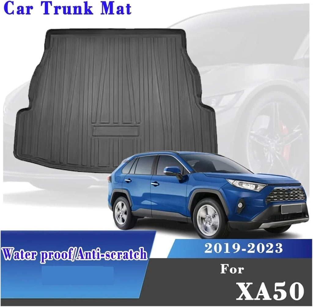 TPE Auto Boot Mats Compatible with Toyota RAV4 Car Accessories RAV 4 XA50 Compatible with Suzuki Across 2019-2023 Cargo Area Pad Anti-Scratch Accessories(Trunk Mat)