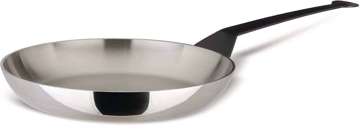 Alessi La Cintura Di Orione Frying Pan in 18/10 Stainless Steel