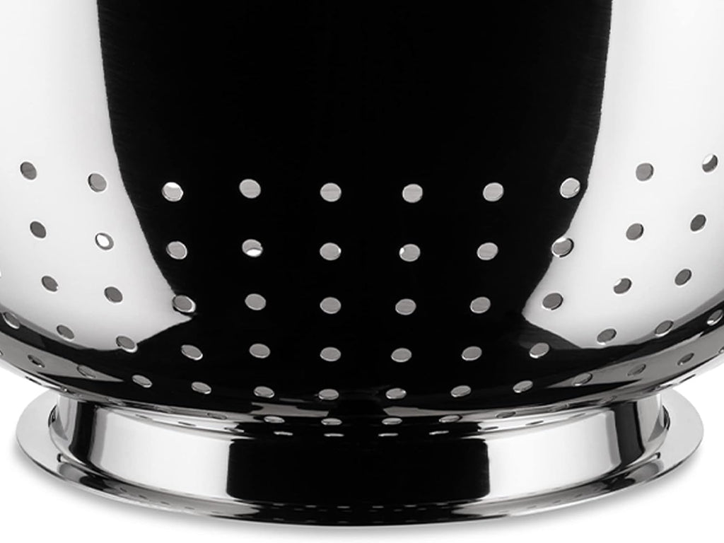 A Di Alessi,AJM300 'POTS & PANS', Colander in 18/10 stainless steel mirror polished,8.75 Inch
