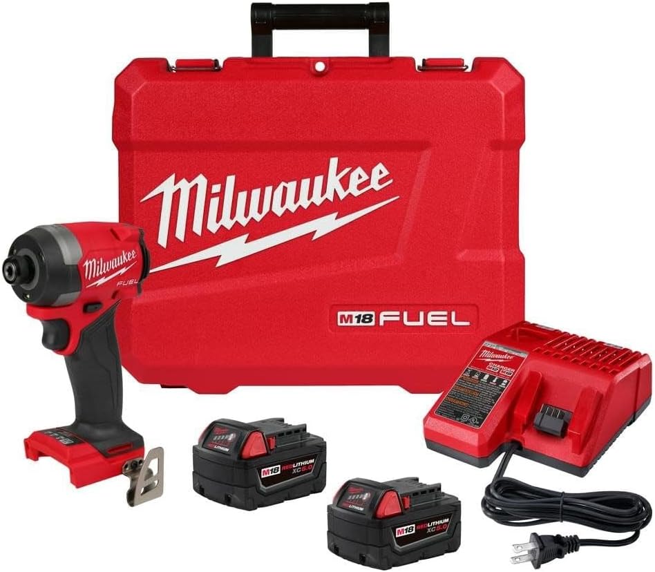 Milwaukee (MLW 2853-22) M18 Fuel 1/4IN Hex Impact Driver XC Kit
