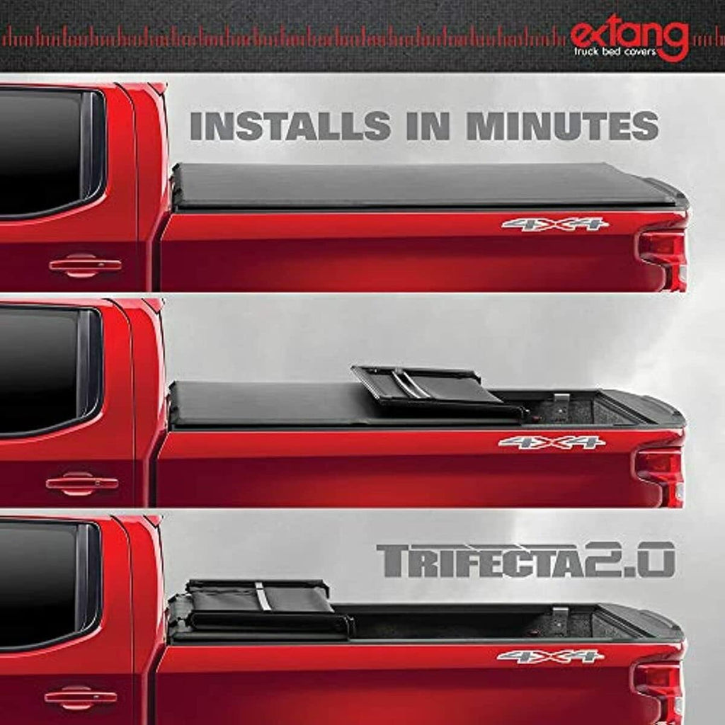 RealTruck Extang Trifecta Toolbox 2.0 Soft Folding Truck Bed Tonneau Cover | 93480 | Fits 2015 - 2020 Ford F-150 6' 7' Bed (78.9')