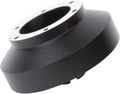 NRG Innovations Racing Style Steering Wheel Short Hub, Lockable Aluminum Steering Shaft, 6x70mm Bolt Pattern Quick Release Adapter Unit, Compatible For 97-12 Honda/Acura, Black, NRG-SRK-131H-A