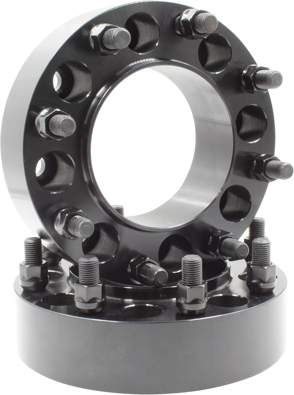 Wheel Accessories Parts 2 Pcs Hub Centric Wheel Spacers 8 on 6.50 2.00 Thick 116.7mm Hub M14x1.5 14x1.5 Thread Stud Fits Adapts 2011+ Siverado Sierra 2500 3500 Wheels to 1999-10 2500 3500
