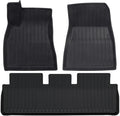 TPE Floor Mats & Cargo Liner Compatible for Tesla Model 3 Highland 2024, All Weather Waterproof Anti-Slip Trunk Mats TPE Floor Liners(3PCS LHD)