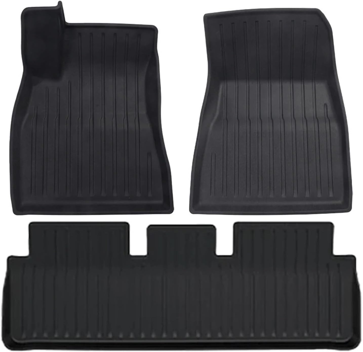 TPE Floor Mats & Cargo Liner Compatible for Tesla Model 3 Highland 2024, All Weather Waterproof Anti-Slip Trunk Mats TPE Floor Liners(3PCS LHD)