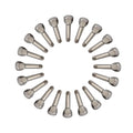RISON Titanium Wheel Lug Bolts M14x1.5x52/69mm Lug Bolts Aerospace Grade 6AL4V Lightweight and Durability Lug Bolt Car Accessories for Ferrari Pack of 20pcs (Original, M14X1.5X69mm)